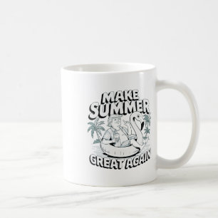 Sommer wieder großartig machen Trump Flamingo Floa Kaffeetasse