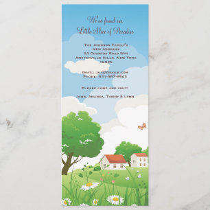 Sommer-Wiesen-bewegliche Mitteilung Einladung