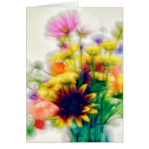 Sommer-Wildblume-Blumenstrauß