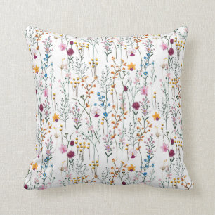 Sommer-Wildblume-Muster Kissen