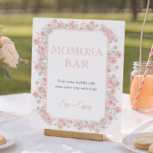 Sommer-Wildblumen-Baby-Shower-Momosa-Bar-Schild