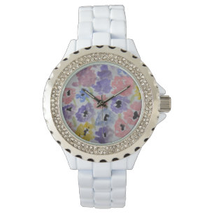 Sommer-Wildblumen-Beobachtung Armbanduhr