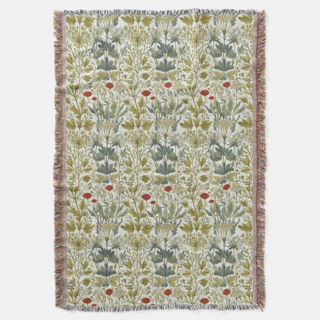 Sommer-Wildblumen-Blumen Decke (Vorderseite Vertikal)