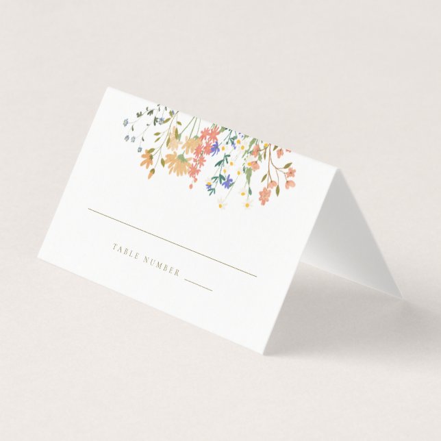 Sommer-Wildblumen-Boho-Hochzeit (Vorderseite)