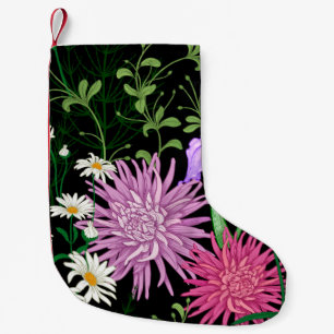 Sommer-Wildblumen Nahtloser Entwurf Kleiner Weihnachtsstrumpf