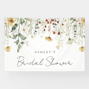 Sommer-Wildblumenfeld-Brautparty Banner
