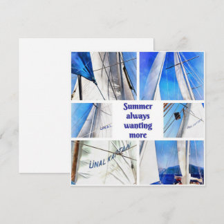 Sommer Will Immer Mehr Fernweh Segel Pun Save The Date