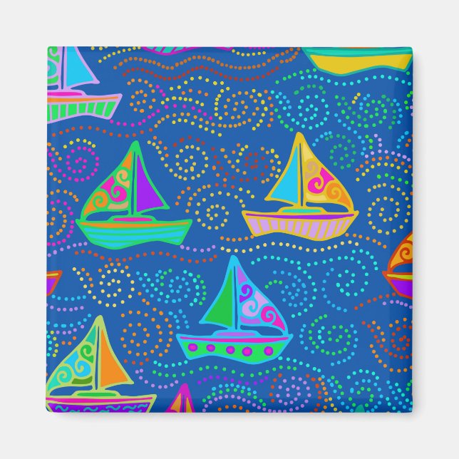 Sommer-Yachtsport Magnet (Vorne)