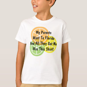 Sommer-Zitrusfrucht - Eltern gingen zu Florida - T-Shirt