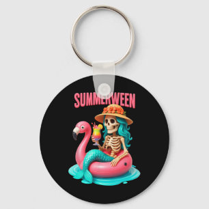 Sommer zwischen Meerjungfrau Skeleton Flamingo Hal Schlüsselanhänger