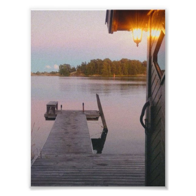 Sommerabend im schwedischen Archipel Fotodruck (Vorne)