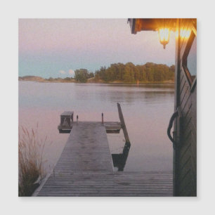 Sommerabend im schwedischen Archipel Magnetkarte