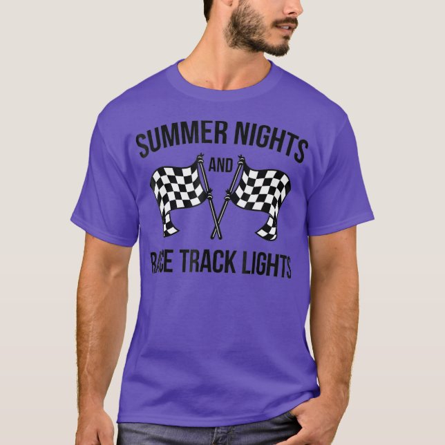 Sommerabende und Rallye Lights T-Shirt (Vorderseite)