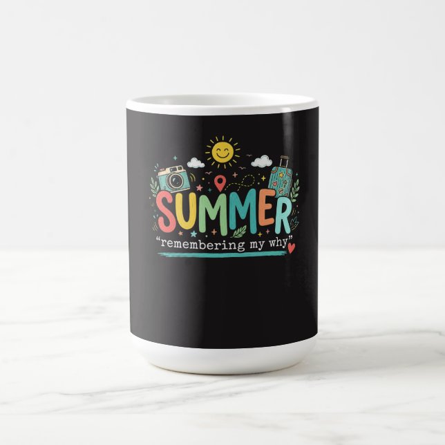 Sommerabenteuer: An mein Warum erinnern Kaffeetasse (Mittel)