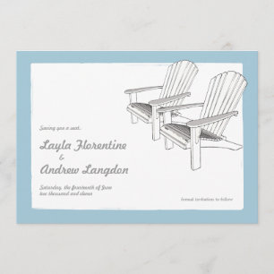 Sommeradirondacks-Save the Date Einladung