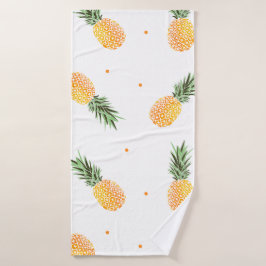 Sommerananasmuster Badehandtuch