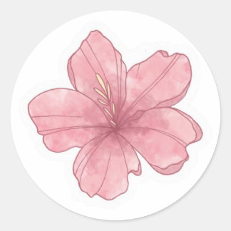 Sommerästhetik Runder Aufkleber