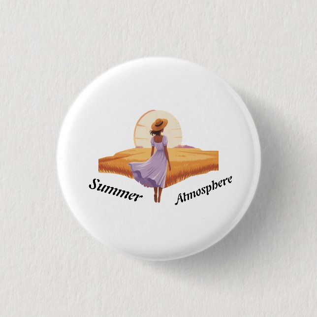 Sommeratmosphäre Button (Vorderseite)