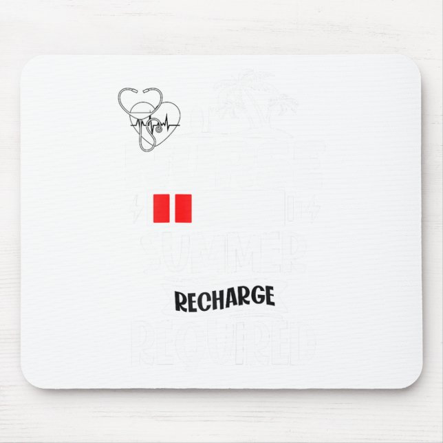 Sommeraufschlag erforderlich Sonnenschule Krankenv Mousepad (Vorne)