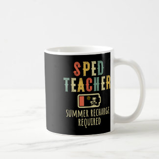 Sommeraufschlag für Sped Teacher erforderlich Schu Kaffeetasse