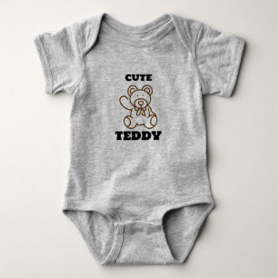 Sommerbaby  Süßer Teddybär  Baby Strampler