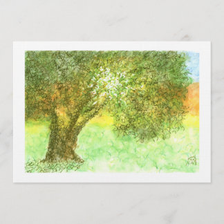 Sommerbaum Aleph Bat/Bar Mitzvah Einladung