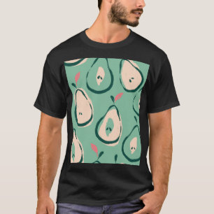 Sommerbirnen: frisches Fruchtmuster. T-Shirt