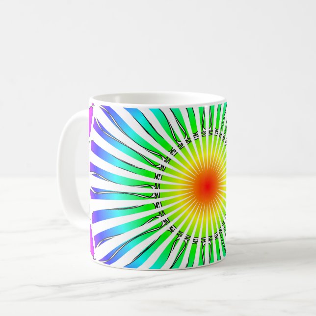 Sommerblume Kaffeetasse (Vorderseite Links)