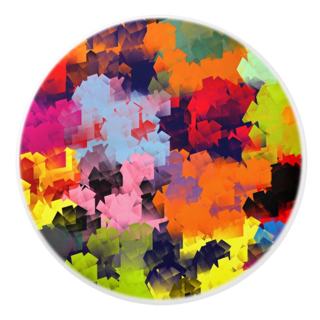 SOMMERBLUME KERAMIKKNAUF (Vorderseite)