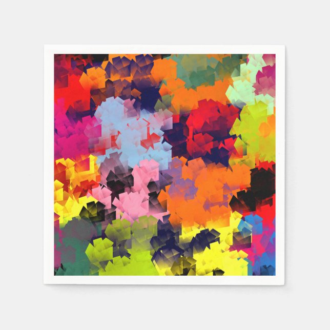 SOMMERBLUME SERVIETTE (Vorderseite)