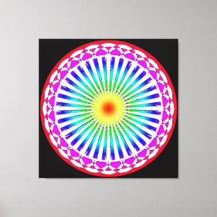 Sommerblumen-Leinwanddruck Leinwanddruck