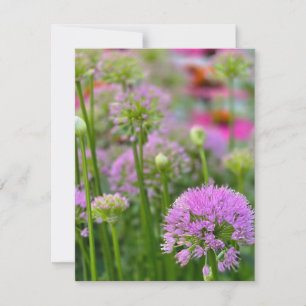 Sommerblumen RSVP Karte