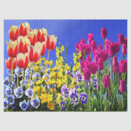 Sommerblumen Seidenpapier