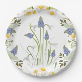 Sommerblumen Teller Vollständiges Design