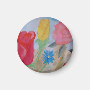 Sommerblütengarten Magnet