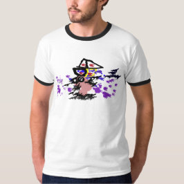 Sommerboot und Fisch  T-Shirt