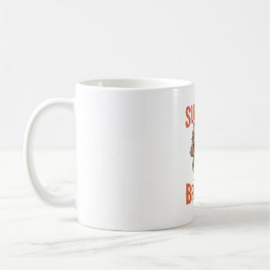 Sommerbrise-Katze Vintage-Stickerei-Shirt-Design_1 Kaffeetasse