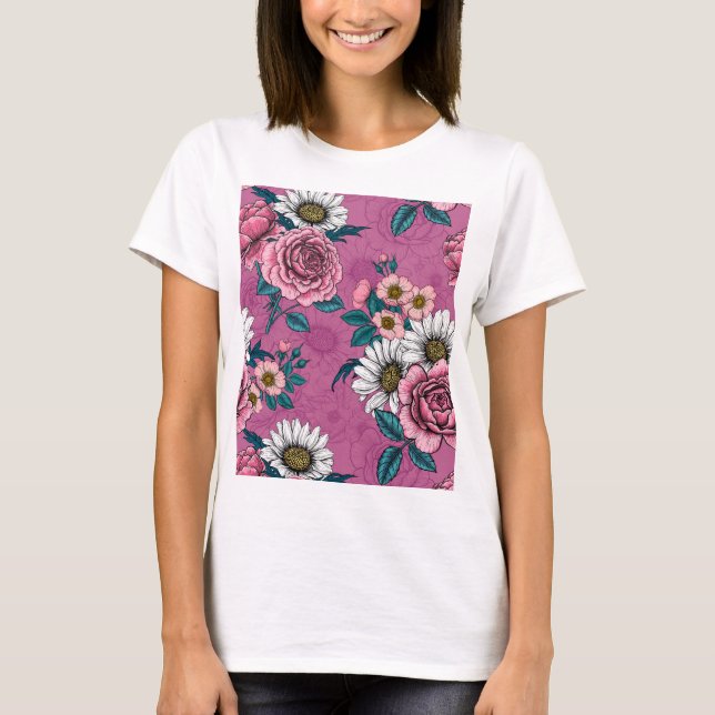 Sommerbukets 2 T-Shirt (Vorderseite)