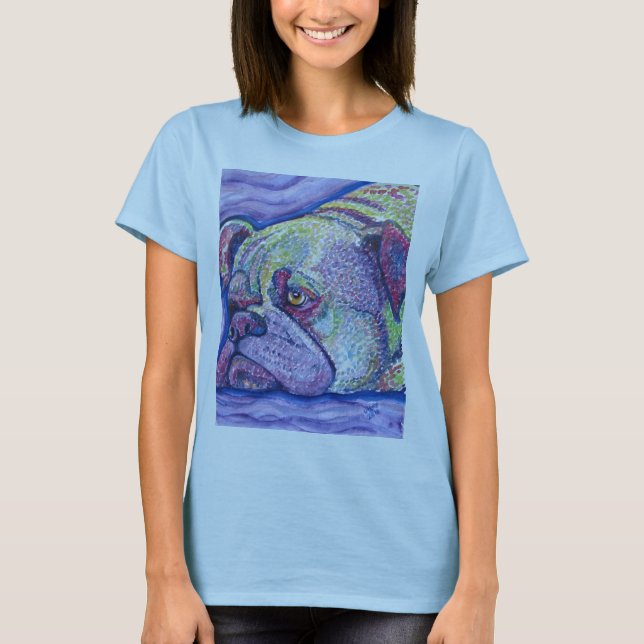 Sommerbulldogge T-Shirt (Vorderseite)