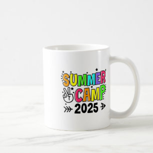 Sommercamp 2025 Camping Lagerfeuer Sommerferien  Kaffeetasse