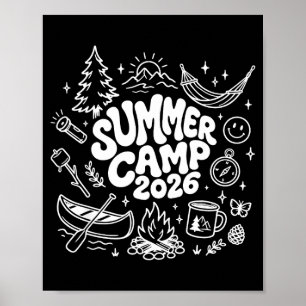 Sommercamp 2026 eingebaute beste Freundinnen Campi Poster