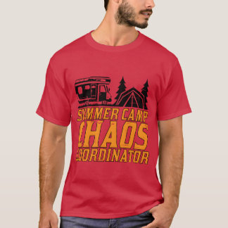 Sommercamp Chaos Koordinator retro T-Shirt