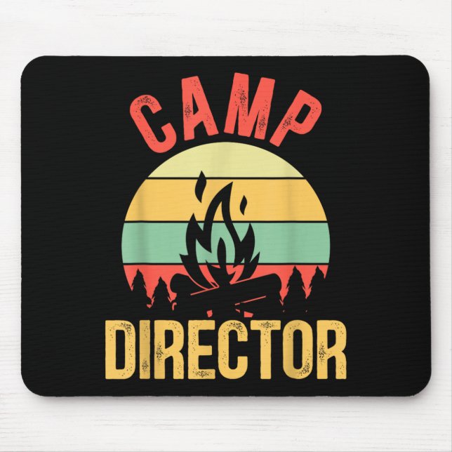 Sommercamp Leiter Betreuer Camper Mousepad (Vorne)