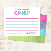 Sommercamp Rustikale Farbige Rosa Lila Holz