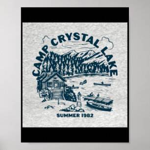 Sommercamp See Sommer 82 Leicht Poster
