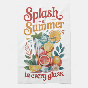 Sommerdesign Geschirrtuch