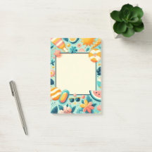 Sommerdesign Post-It® Notes, 4" x 6"