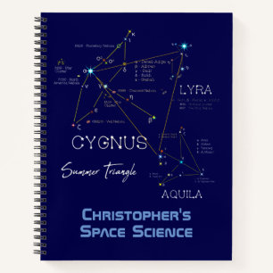Sommerdreieck der Nordhalbkugel Notizbuch