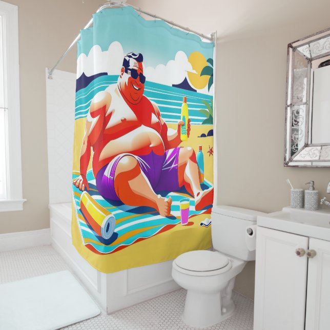 Sommerduschvorhang Duschvorhang (Beispiel)