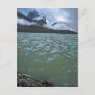 Sommereis am Gipfelsee auf Baffinininsel, NWT, C Postkarte